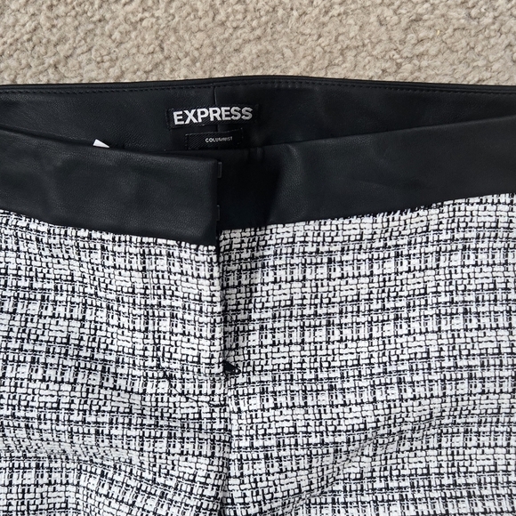NWT Express Tweed Cropped Ankle Pants Size 6 - Picture 2 of 6